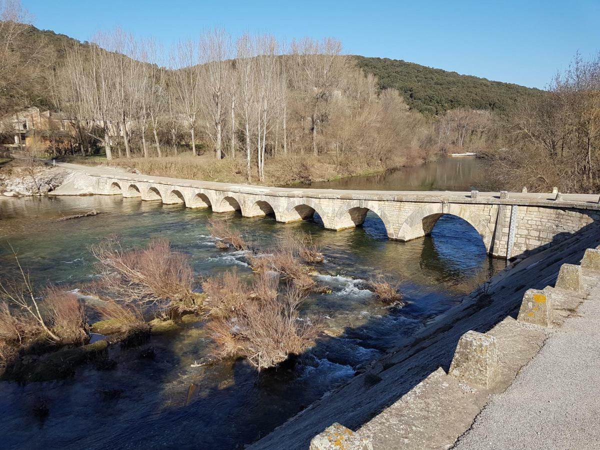 La Casita villa avec piscine prés d'Uzes Saint-Laurent-la-Vernède Esterno foto