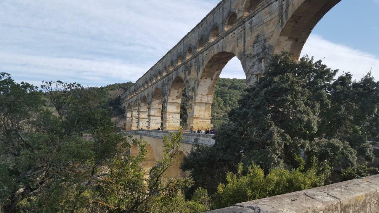 La Casita villa avec piscine prés d'Uzes Saint-Laurent-la-Vernède Esterno foto