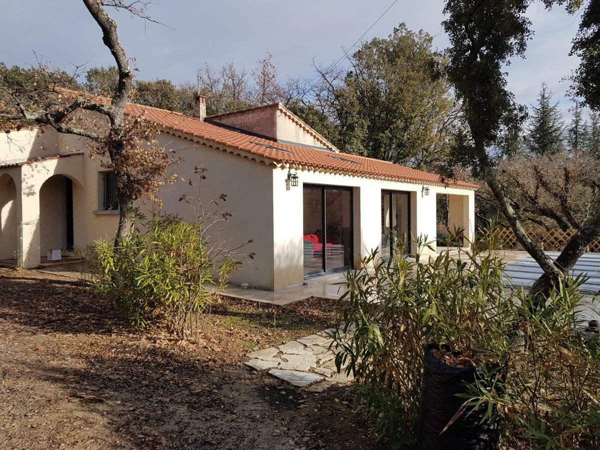 La Casita villa avec piscine prés d'Uzes Saint-Laurent-la-Vernède Esterno foto